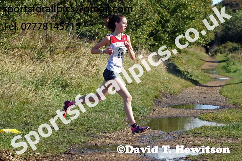 Womens under-17s  and under-20s 2019 Start Fitness Harrier league, Wrekenton, Gateshead. Photo: David T. Hewitson/Sports for All Pics